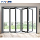 Wholesale High Quality Waterproof Exterior Bi-Fold Doors Patio Accordion Folding Glass Door