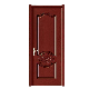 Low Price Hotel Room PVC Toilet Wooden Doors Interior Wood Door manufacturer