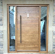 Solid Teak Wood Door Front Entry Single/Double Pivot Door for Villa manufacturer