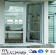 Economic Grilled French Style UPVC Casement Glass Door