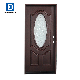 Fangda Stained Modern Home Fiberglass Mahogany Door