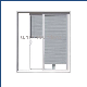 Plastic Door/PVC Glass Sliding Door with Mosquito Screen and Blinds Glass manufacturer
