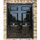 European Style Front Door Pivot Modern Solid Wood with Side Light Pivot Door for Villa manufacturer
