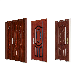 Interior PVC MDF Porte Single Soundproof Wooden Door Glass Designs