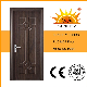 Glass Sliding Interior MDF PVC Folding Bathroom Door manufacturer