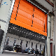 PVC Fabric Lifting Accumulation Fold up Curtain Hangar Door manufacturer