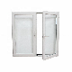  China Manufacture Vinyl Replacement Windows Double Swing PVC Profile Casement Window UPVC Window and Door