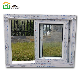 Double Leaf French Casement Plastic PVC/UPVC Material Window and Door Price manufacturer