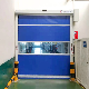  Export Singapore Roll up Fast Action PVC Roller Shutter Rapid Plastic Electric Internal and External Interior Door with Transparent Curtain