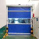 Export Singapore Roll up Fast Action PVC Roller Shutter Rapid Plastic Electric Internal and External Interior Door with Transparent Curtain