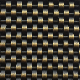  Flat Metal Furniture Screen Single Crimp Grille Antique Brass Finish Double Round Decorative Woven Wire Mesh