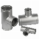 304 316L Stainless Steel Grooved Polish or Pickling Reducing Tee for Water Pipe System