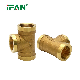  Ifan Factory Brass Tee Plumbing Fittings 1/2