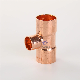 Copper Reducing Tee Air Conditioner Plumbing Pipe Fittings manufacturer