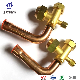 Brass Split Air Conditioner Charging Valve Refrigeration Part Fittings