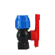 Inner Thread Ball Valve PE Material Has High Plasticity manufacturer