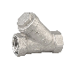  Stainless Steel Pipe Fitting SS304 316 Y Type Female Thread Strainer