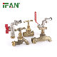 Ifan OEM ODM Slow Open Brass Bibcock 1/2"-1" High-Quality Materials Brass Bibcock Tap