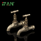 Ifan OEM ODM Customization Brass Bibcock Fuacet Garden Bibcock Tap 1/2" 3/4" Bibcock Brass with Lock