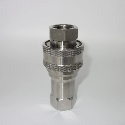 Naiwo Quick Coupler Poppet Valve Female Coupling 3/4"NPT (stainess steel 304)