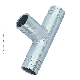  China Factory Galvanized Ductile Iron Grooved Pipe Fittings Equal Tee for Mining