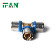  Ifan Manufacturer Pex Press Fittings of Brass Tee for Pex-Al-Pex Composite Pipe