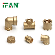  Ifan Supplier Plumbing Fitting Full Size Raccord 90 Degree Elbow Brass Fittings