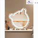 Round Bathroom Mirror LED Light Mirror Anti-Fog Hotel Wall Hanging Toilet Vanity Mirror Bluetooth/Glass/Dressing Mirror/Bathroom Mirror/Bathroom Furniture