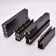 Custom Manufacturer Extrusion Frame Wood Grain Aluminum Kitchen Cabinet Profiles