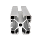 6061 6063 7075 Industrial T Slot Extrusion Rail Anodized Aluminum Profile manufacturer