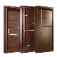  Custom Composite Teak Modern Plywood Main Internal Room Flush Panel Moisture-Proo Fmdf Timber WPC Solid Interior Hard PVC Wooden Door