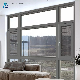 Double-Layer Tempered Tinted Glass Casement Upper-Hung Villa Window