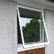  Aluminum Chain Winder Awning Window Double Glazed Glass Aluminum Windows