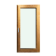  P105 Narrow-Edge Flat Window Aluminum Wood Composite Window