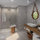  Shower Splash Panel 100cm PVC Cladding Sparkle Colors Suitable for Bathroom Wall Cover 1000X10X2400mm