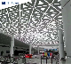 Easy Install Aluminum Suspended Ceiling Novel Design Triangular Integrated Ceiling for Airport