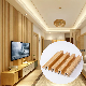 3D Fluted Inside Decorative Indoor Interior Cladding Laminated PVC WPC Wall Panels