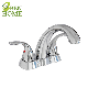 Retro Faucet 304 Stainless Steel Bathroom Hot Cold Water Mixer Faucet Tap Luxury Dual Handle Basin Faucet