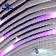 Custom Made Aluminum Metal Baffle Material Profile Suspended Building Exposed False Ceiling