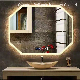  WiFi, Bluetooth, Digital Clock Home Decor Professional Design Semicircle Mirror/LED Mirror/Smart Mirror/Mutil Function Mirror/Fogless Mirror