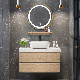 Hotel Modern Luxury Wall Mount Floating Bathroom Vanity Cabinet manufacturer