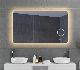  Bathroom Mirror with Light Square Magnifying Lighted Mirror Design Smart Wall Light Mirror for Home Hotel