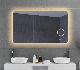 Bathroom Mirror with Light Square Magnifying Lighted Mirror Design Smart Wall Light Mirror for Home Hotel