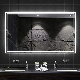  Large Bathroom Wall Mirror with LED Lights, Demister Touch Sensor Rectangular