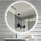 Bathroom Round LED Light Backlit Smart Mirror with Touch Switch