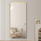  Bevel Frame Rounded Corner Floor Mirror Standing Hanging or Leaning Against Wall Dressing Room 80X180cm