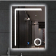  Silver Modern Cosmetic Mirror Wall Mounted Lighted LED Bathroom Illuminated Home Mirror