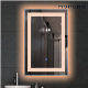 Bathroom LED Light Waterproof Decorative Multi-Function Bath Vanity Mirror with Touch Switch