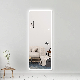 Wholesale Full Sized LED Floor Stand Length Body Dressing Decorative Wall Dimmable Mirror with LED Lights