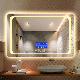  Illuminated LED Mirror, Aluminum Frame Mirror, Magic Mirror Display, Decoration Mirror, LED Makeup Mirror Touch Screen Bathroom Mirror